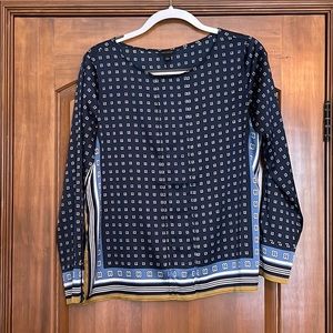 Ann Taylor bandana blouse